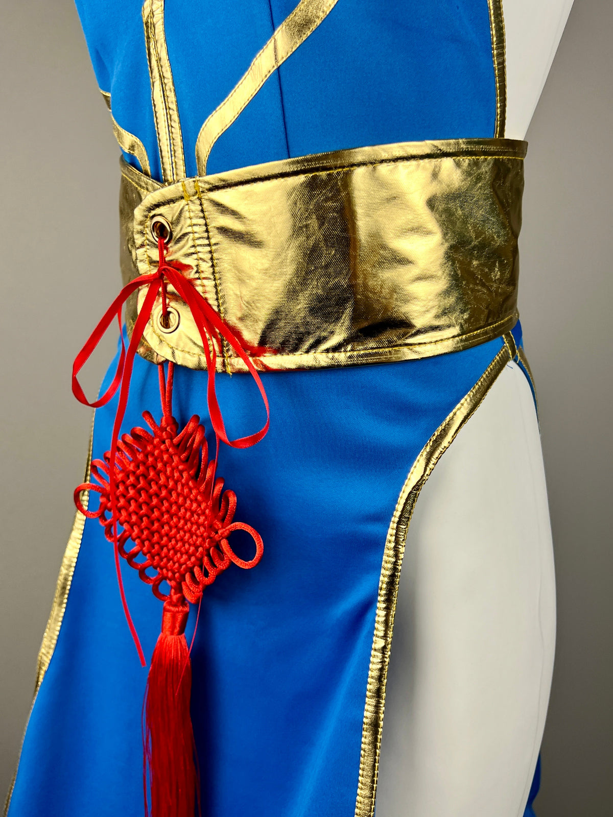 [Inventory Clearance] Chun Li Cosplay Costume Cheongsam Dress Lingerie Set-5