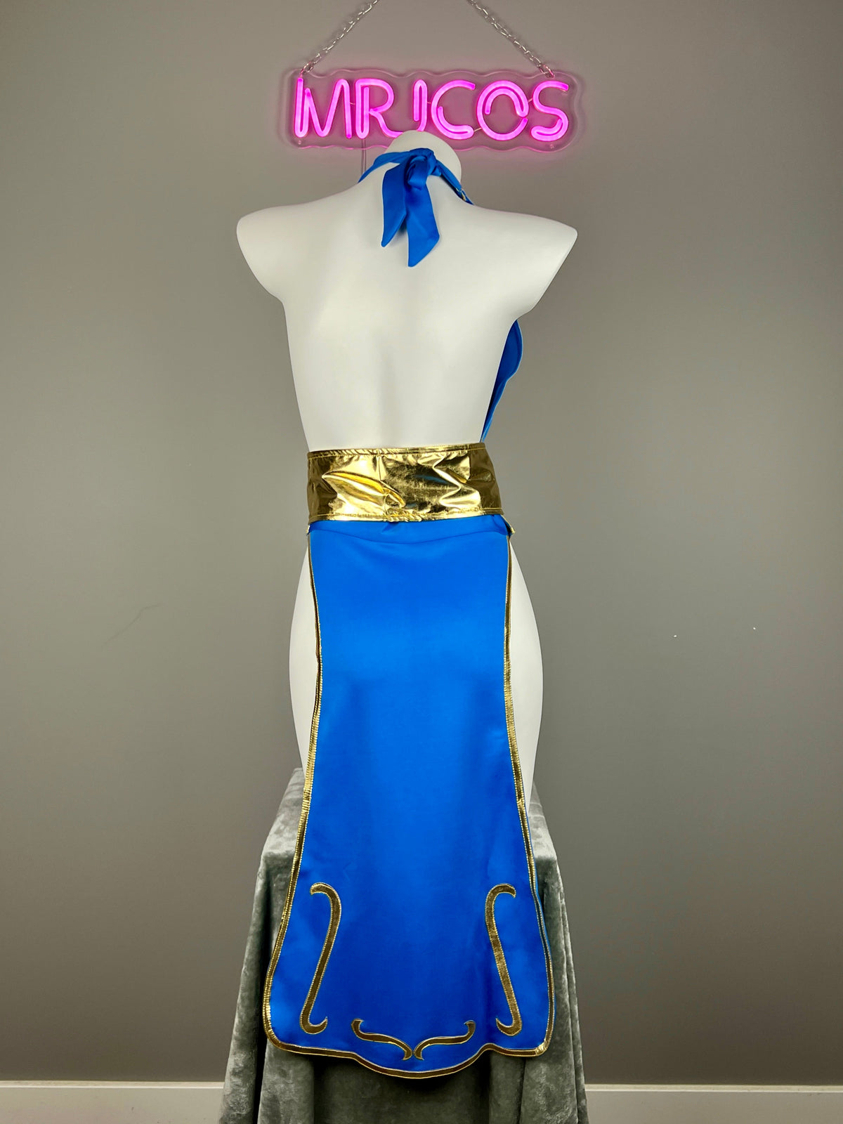 [Inventory Clearance] Chun Li Cosplay Costume Cheongsam Dress Lingerie Set-3
