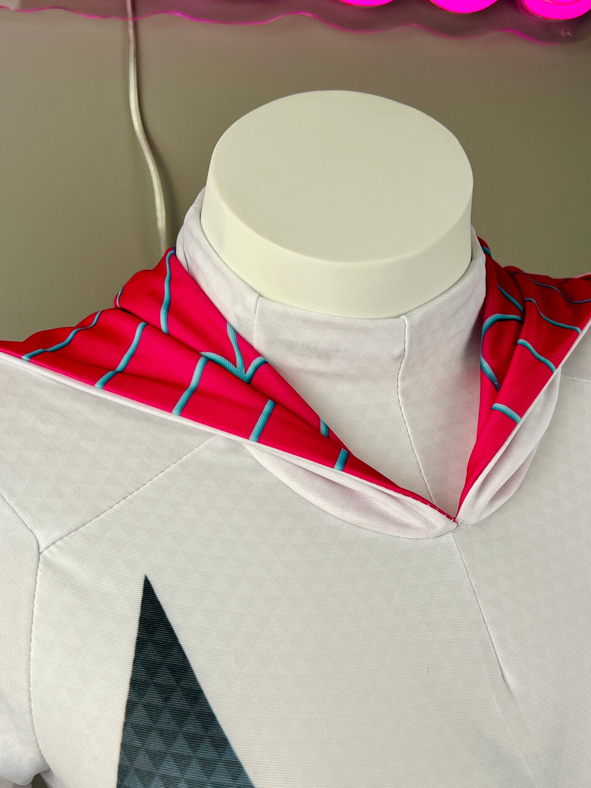 Super Hero Spider Gwen Cosplay Full Bodysuit Halloween Costume Zentai-4