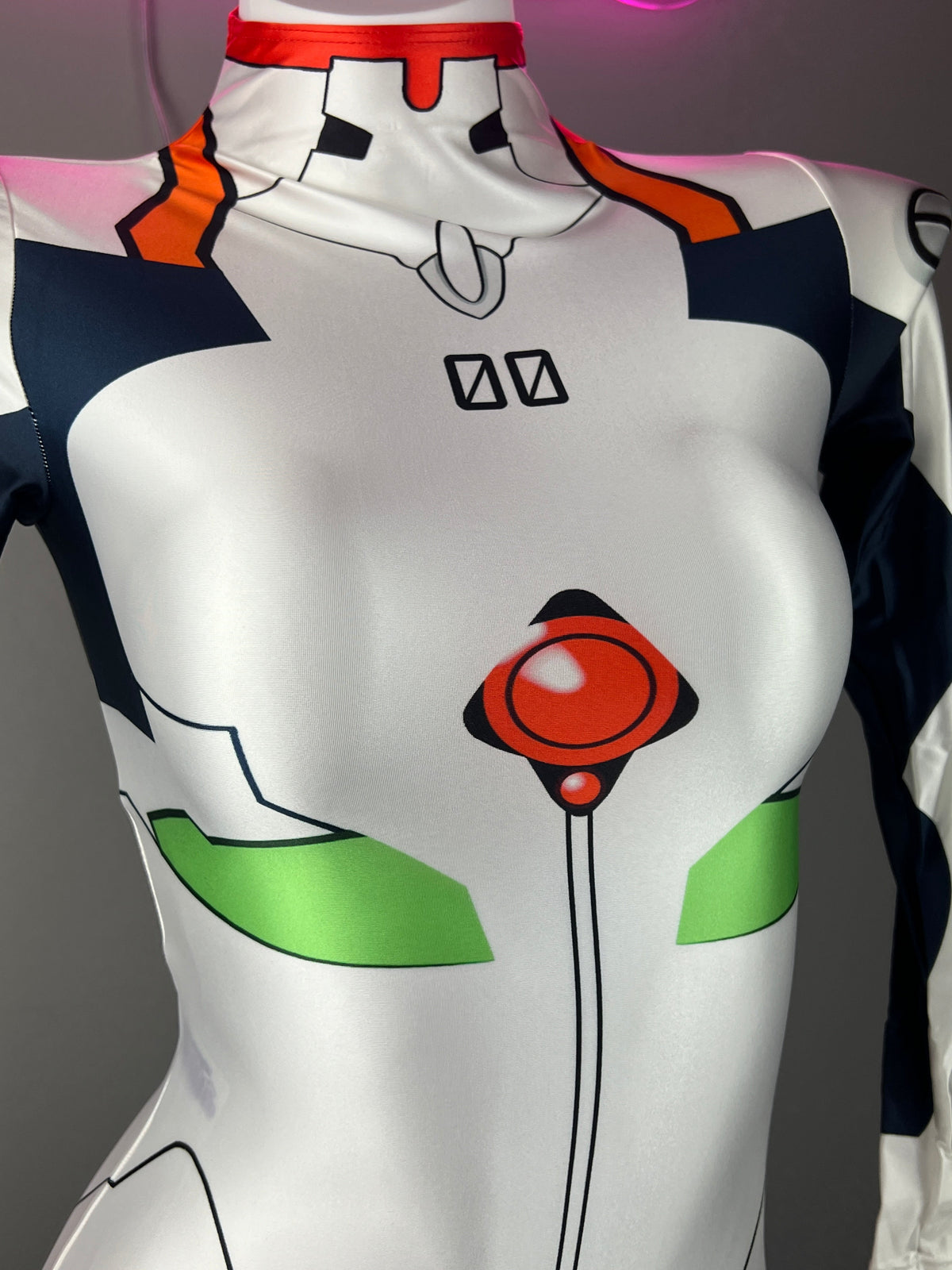 Anime Style Spandex Cosplay Bodysuit Plug Suit Halloween Costume Zentai-5