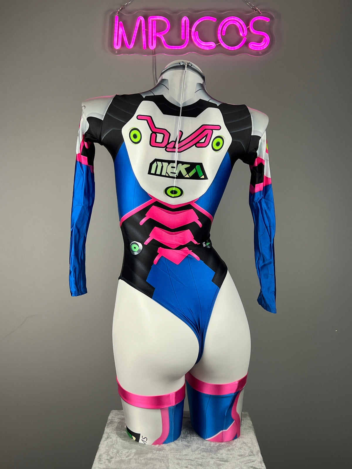 Spandex Cosplay Open Crotch BodySuit Halloween Costume-3