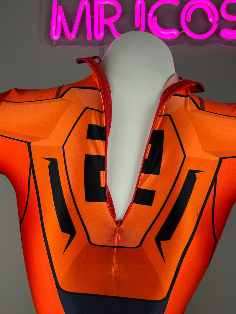 Anime Style Spandex Cosplay BodySuit Plugsuit Halloween Costume-7
