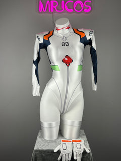 Anime Style Spandex Cosplay BodySuit Plugsuit Halloween Costume-24