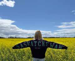 Saskatchewan Back Unisex Crewneck-6