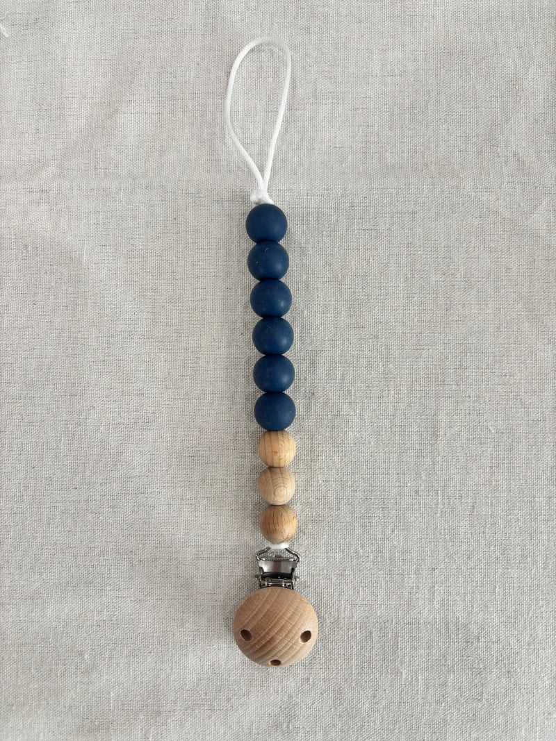 Wood + Silicone Pacifier Clips | Wild Baby-3