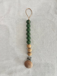Wood + Silicone Pacifier Clips | Wild Baby-2