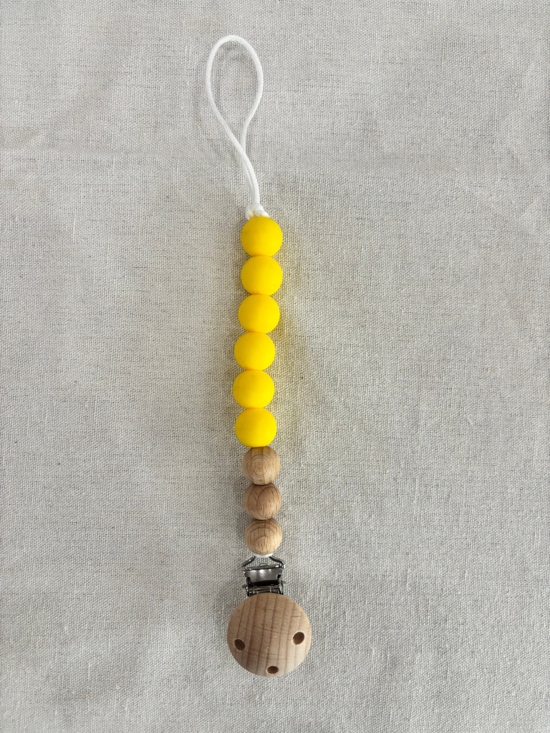 Wood + Silicone Pacifier Clips | Wild Baby-8