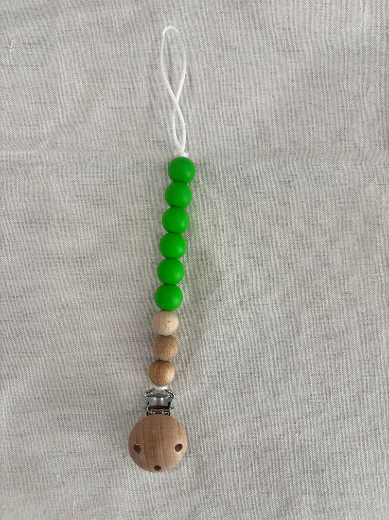 Wood + Silicone Pacifier Clips | Wild Baby-10
