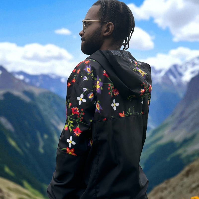 Midnight Bloom Windbreaker-6