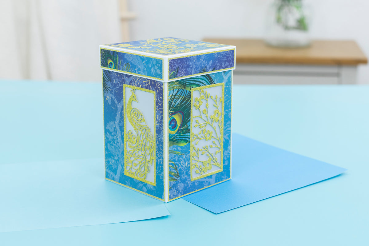 Graceful Plumes Luxury Linen Card Pack A4 -2