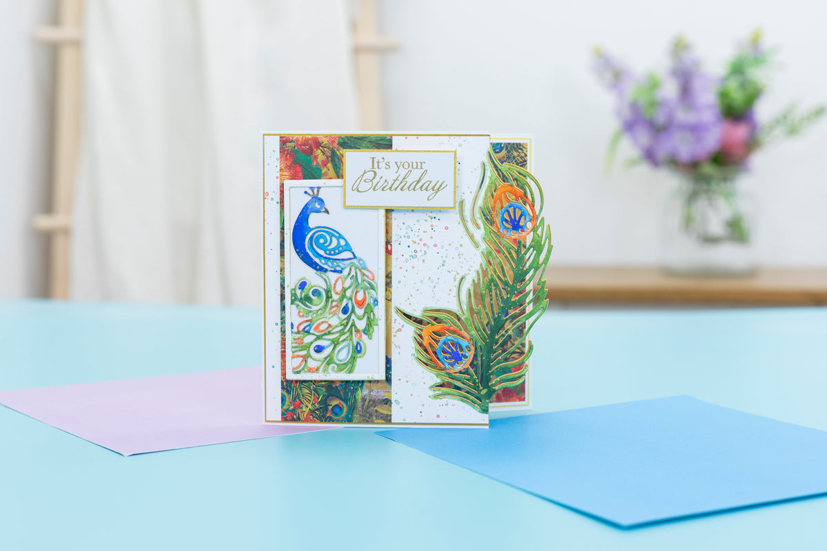 Graceful Plumes Clear Acrylic Stamp - Strut Your Stuff-5