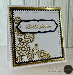 Jamie Rodgers Crafts - Best Wishes Sentiment Die Set-2