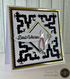 Jamie Rodgers Crafts - Best Wishes Sentiment Die Set-3