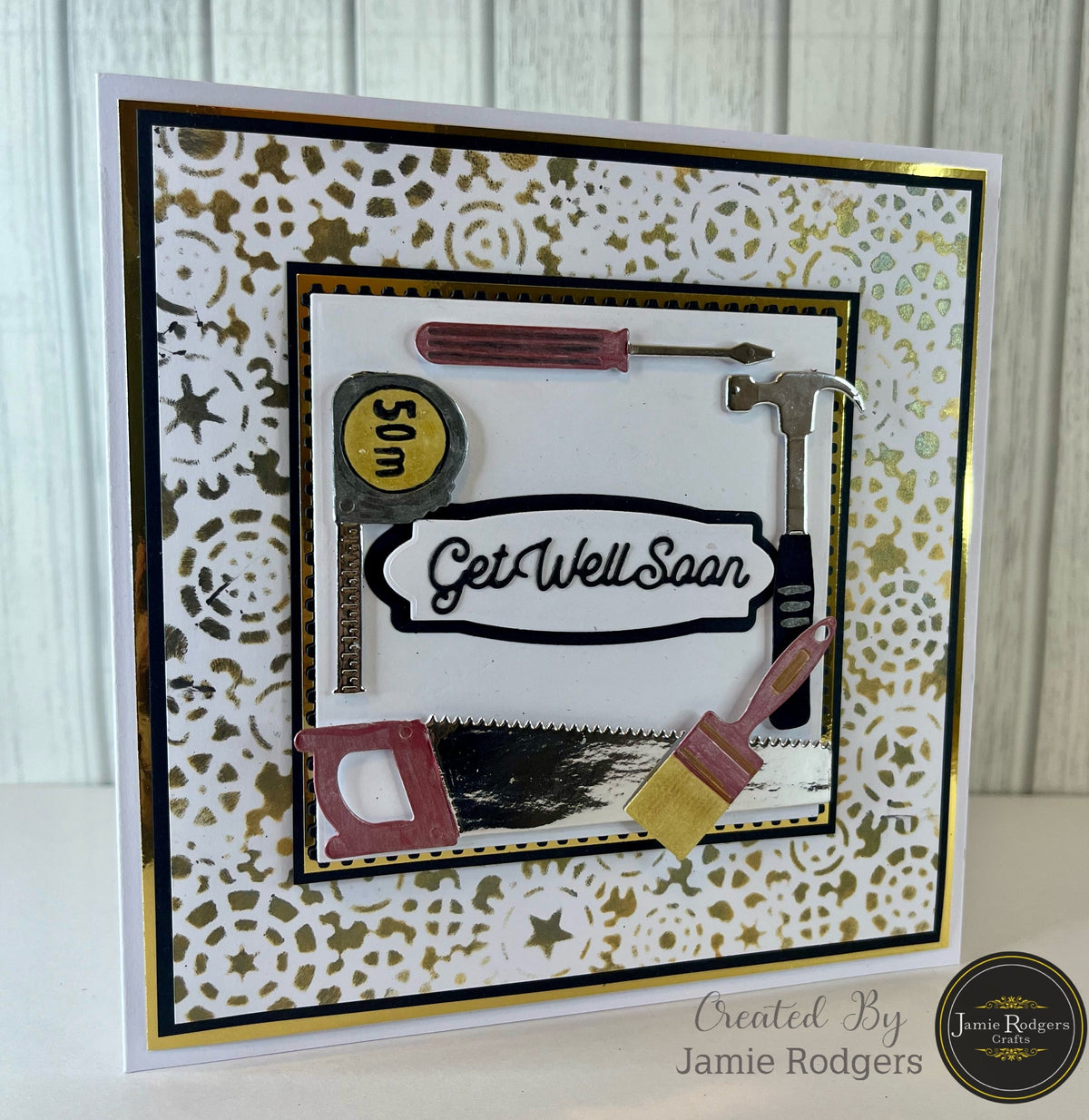 Jamie Rodgers Crafts - Get Well Soon Sentiment Die Set-2