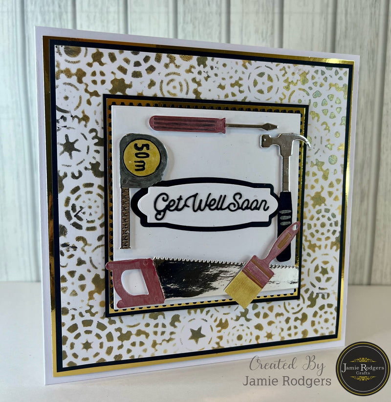 Jamie Rodgers Crafts - Get Well Soon Sentiment Die Set-2