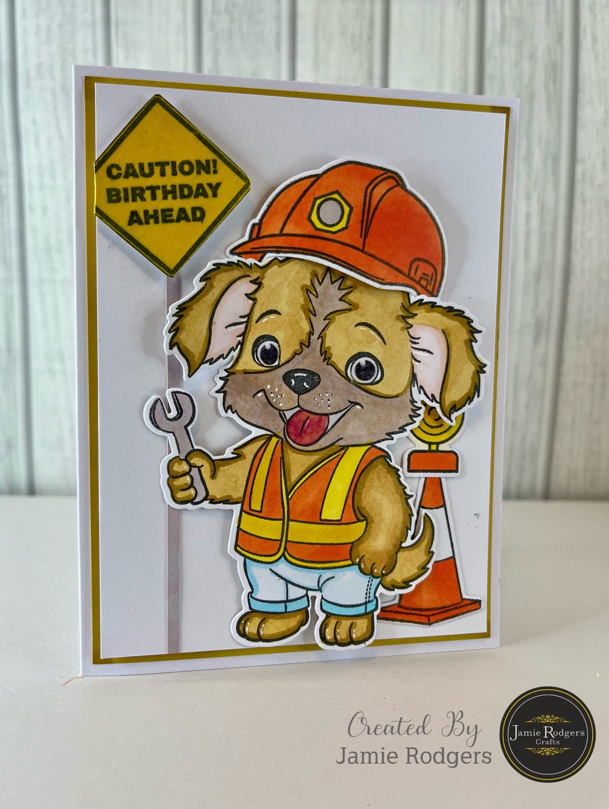 Jamie Rodgers Crafts - Hazardous Henry Die & Stamp Set-4