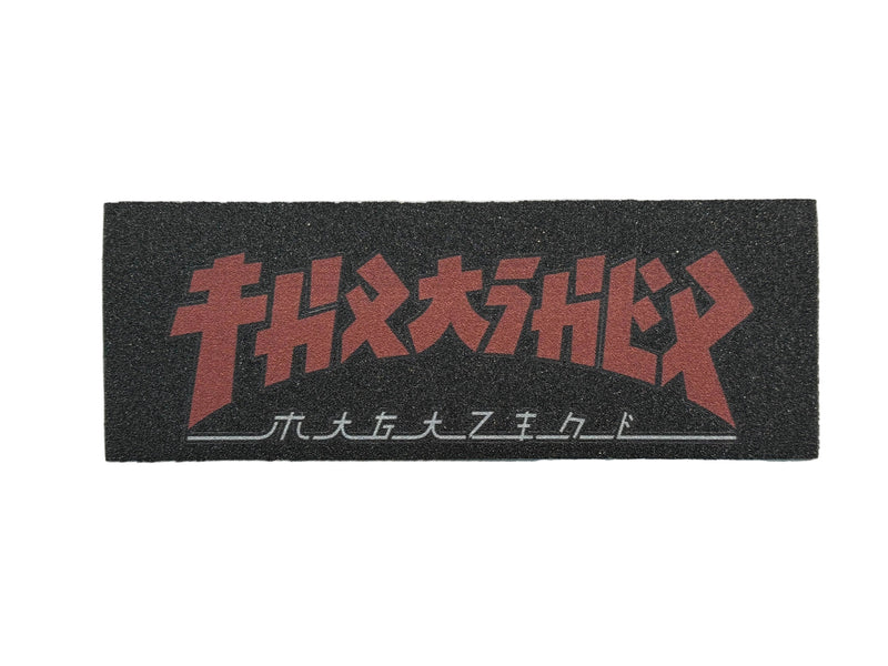 Mob Grip x Thrasher 'Anime Logo' Mini Grip Tape Sheet - Black-1