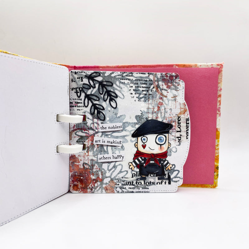 AALL and Create - A7 Stamp Set - Pierrot And Mime-7