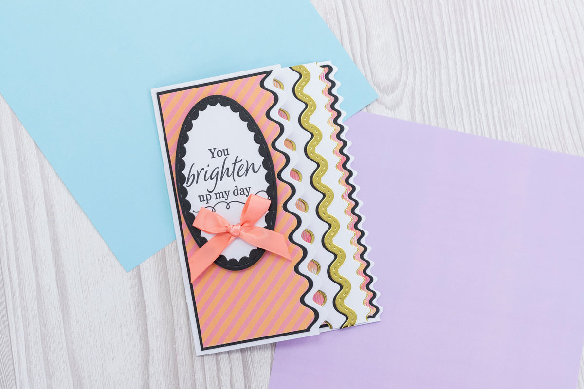Crafters Companion Metal Die Edgeable - Waves-5