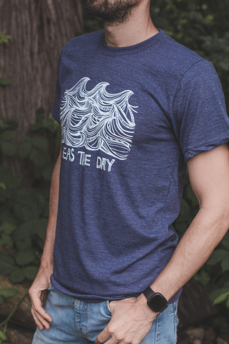 SEAS THE DAY - Unisex Eco Tee-3