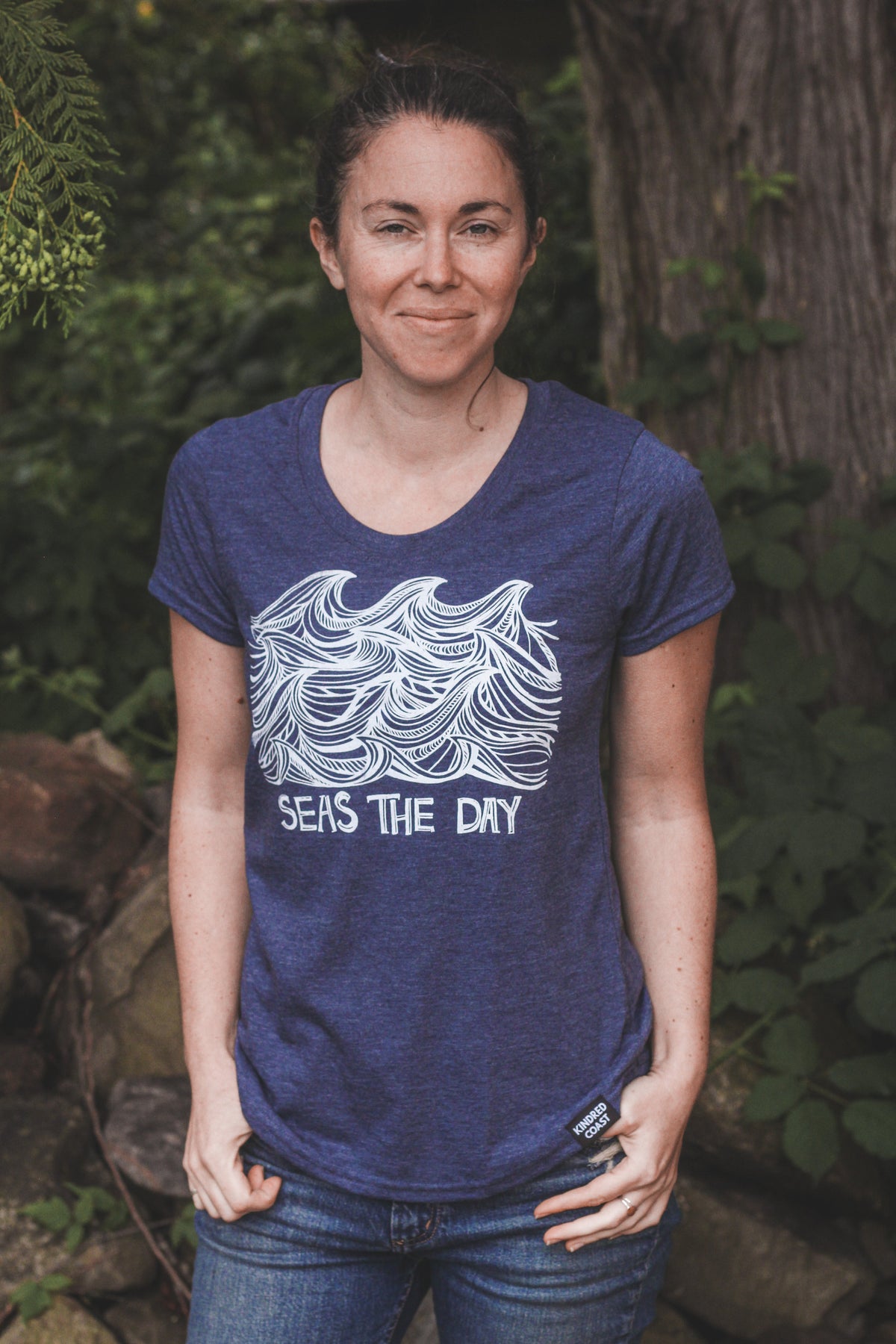 SEAS THE DAY - Women's Eco Tee-2