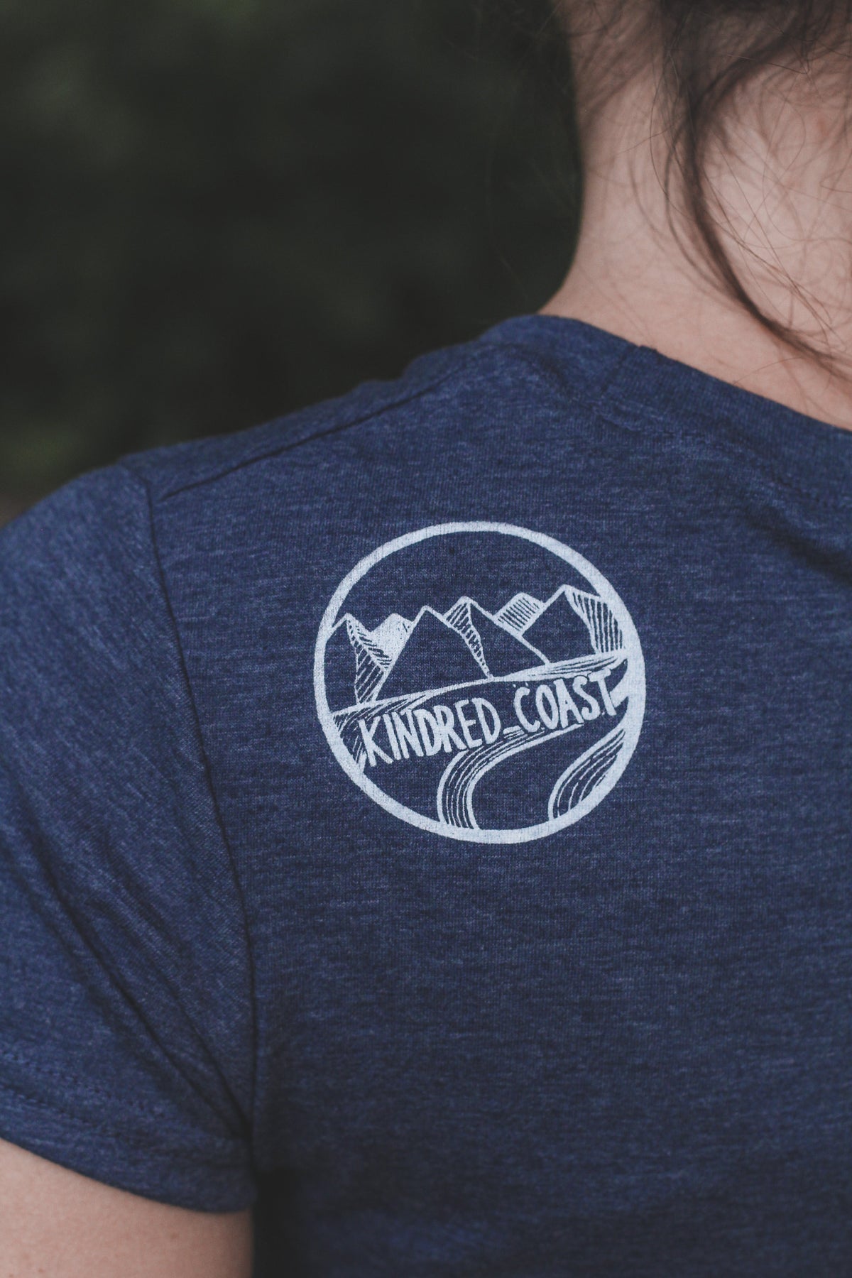 RAVEN - Women's Eco Tee - Heather Charcoal-3