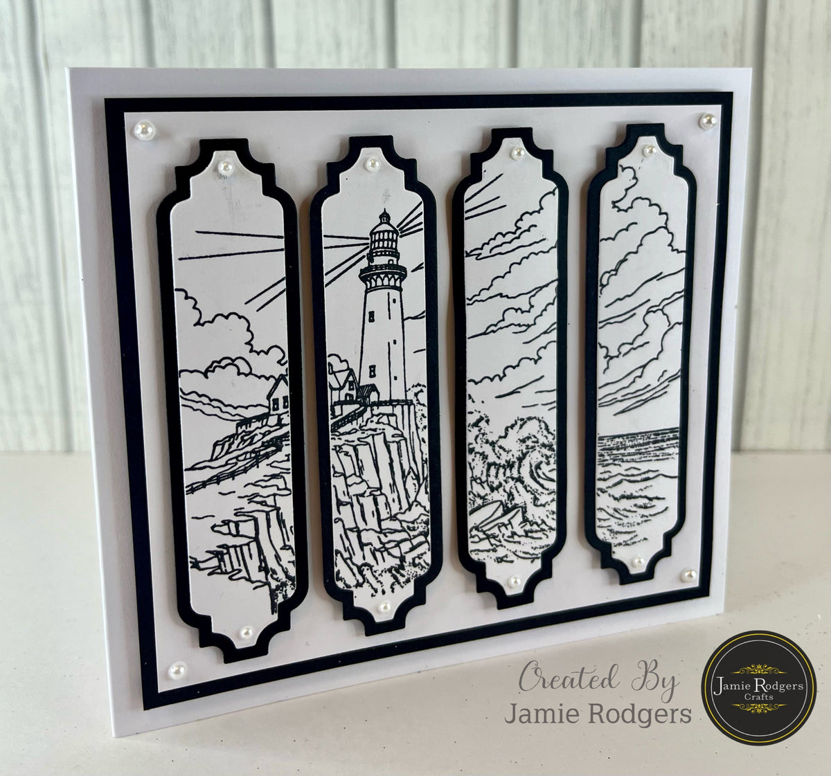 Jamie Rodgers Crafts Lighthouse A6 Clear Stamp Set-3