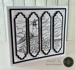 Jamie Rodgers Crafts Lighthouse A6 Clear Stamp Set-3