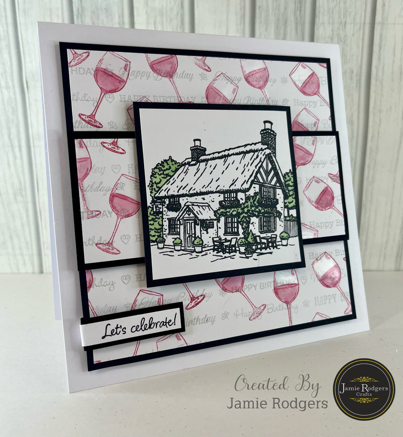 Jamie Rodgers Crafts Village Pub A6 Clear Stamp Set-3