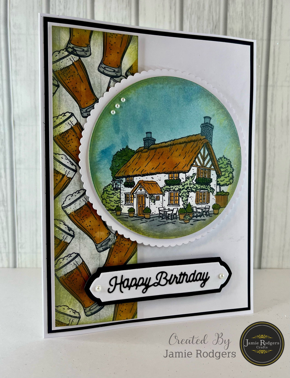 Jamie Rodgers Crafts Village Pub A6 Clear Stamp Set-4