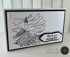 Jamie Rodgers Crafts Lighthouse A6 Clear Stamp Set-4