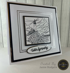 Jamie Rodgers Crafts Lighthouse A6 Clear Stamp Set-5