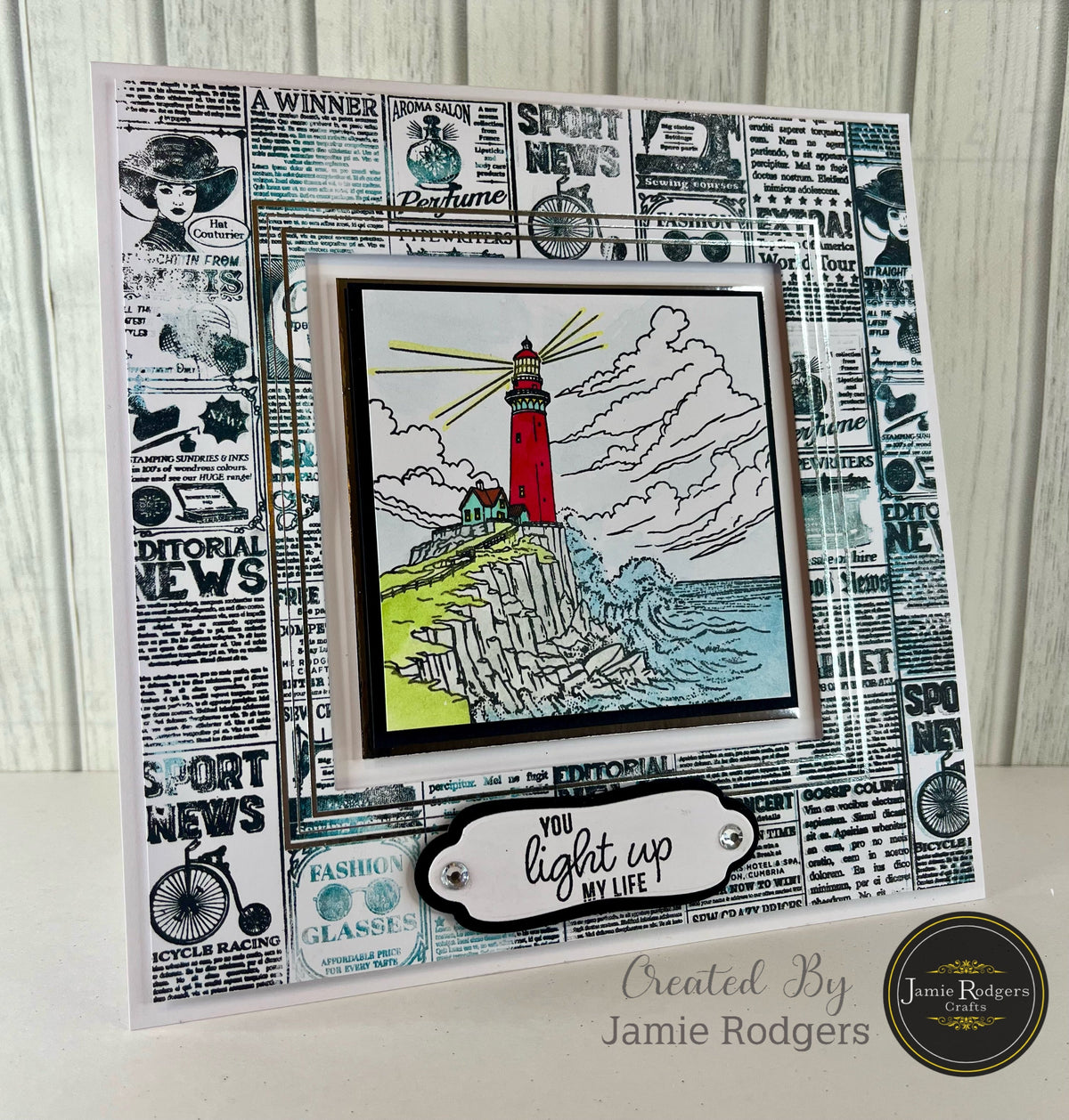 Jamie Rodgers Crafts Lighthouse A6 Clear Stamp Set-6