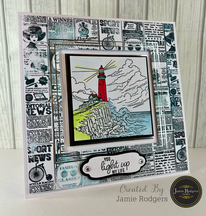 Jamie Rodgers Crafts Lighthouse A6 Clear Stamp Set-6