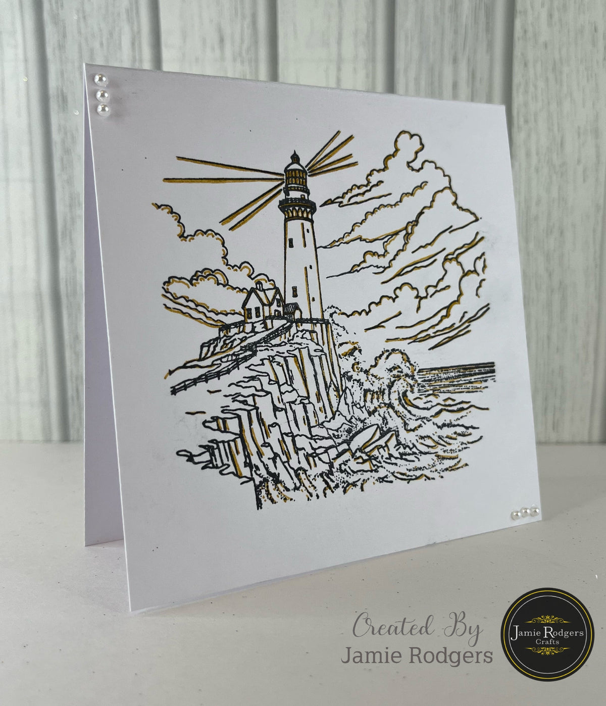 Jamie Rodgers Crafts Lighthouse A6 Clear Stamp Set-7