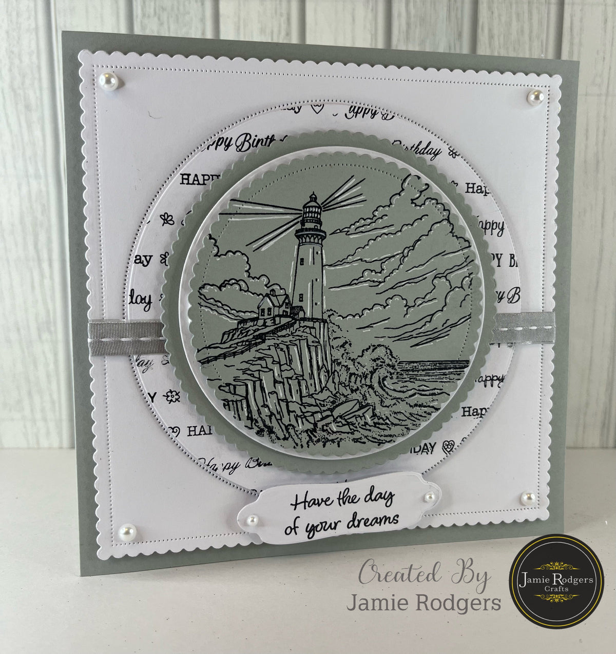 Jamie Rodgers Crafts Lighthouse A6 Clear Stamp Set-9