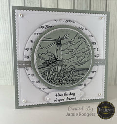 Jamie Rodgers Crafts Lighthouse A6 Clear Stamp Set-9