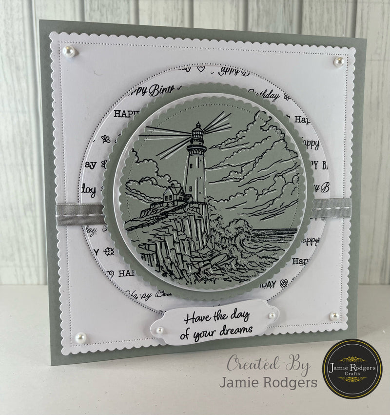 Jamie Rodgers Crafts Lighthouse A6 Clear Stamp Set-9