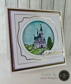 Jamie Rodgers Crafts Fairytale Castle A6 Clear Stamp Set-2