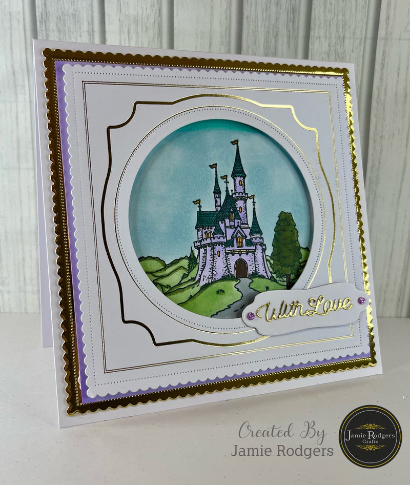 Jamie Rodgers Crafts Fairytale Castle A6 Clear Stamp Set-2