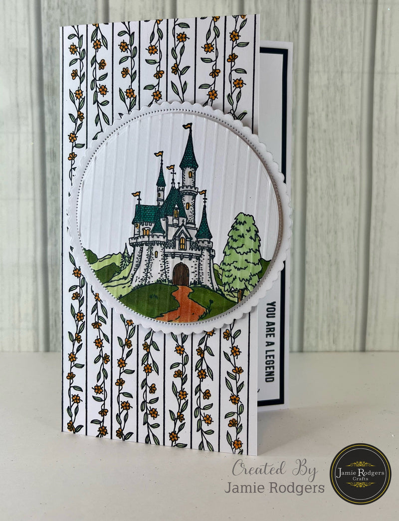 Jamie Rodgers Crafts Fairytale Castle A6 Clear Stamp Set-4