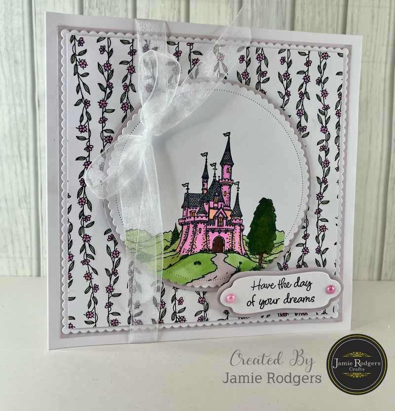 Jamie Rodgers Crafts Fairytale Castle A6 Clear Stamp Set-6