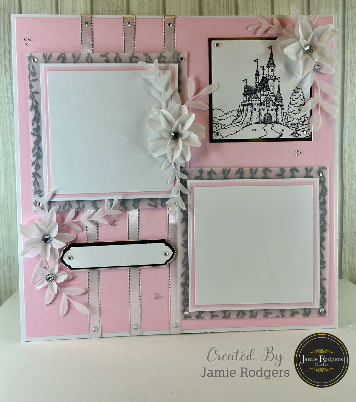 Jamie Rodgers Crafts Floral Vines DL Clear Stamp Set-4