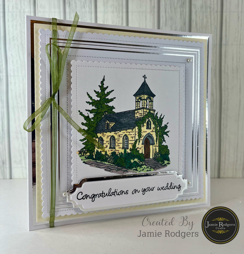 Jamie Rodgers Crafts Church A6 Clear Stamp Set-6