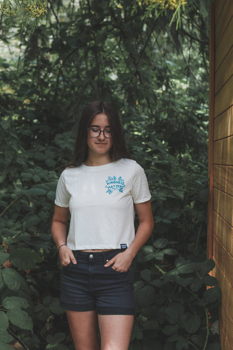 KINDNESS MATTERS - Women's Crop Tee-2