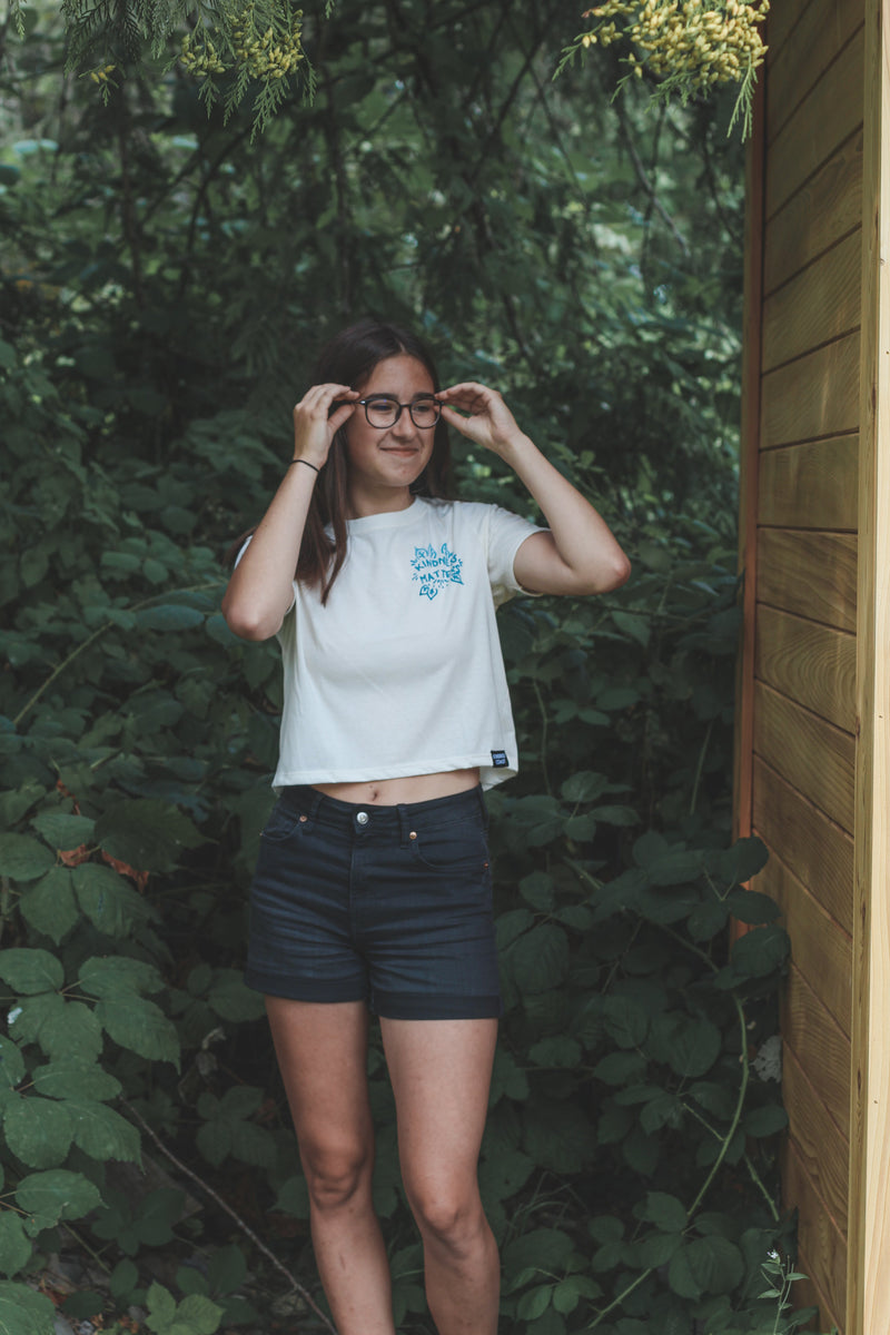 KINDNESS MATTERS - Women's Crop Tee-3