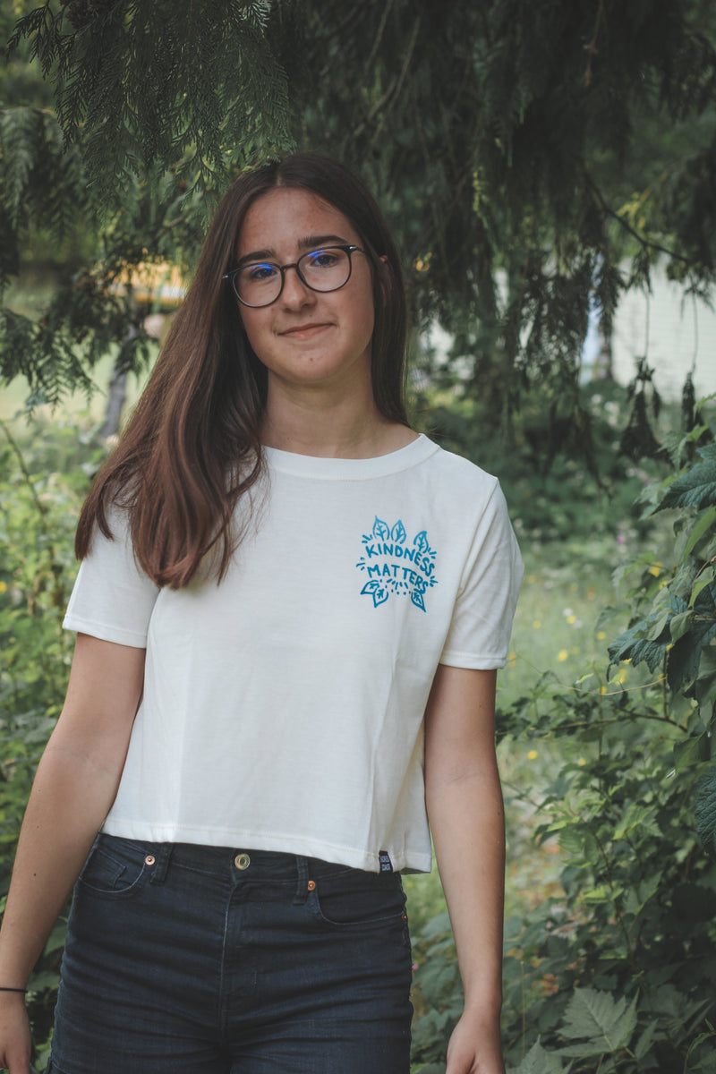 KINDNESS MATTERS - Women's Crop Tee-1