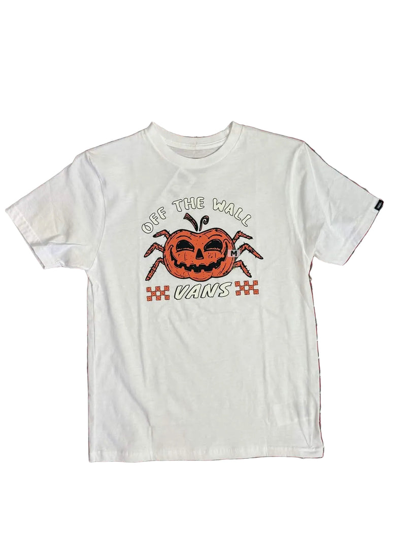 Vans 'Glow Pumpkin' Tee - White (KIDS)-1