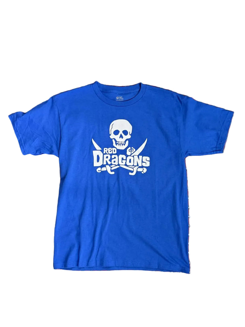Red Dragon 'Skull' Tee - Blue (KIDS)-1
