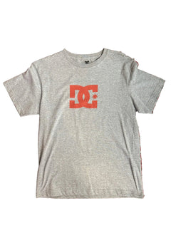 DC Shoes 'Star' Tee - Heather Grey/Orange (KIDS)-1